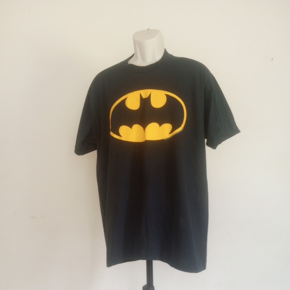 Screen Stars Best Batman Unisex  T-Shirt - Black Vintage USA 50/50 Sz XL